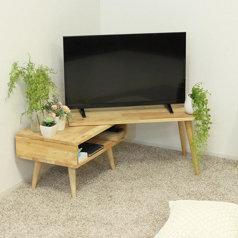 伸長式 TV台兼デスク DBR/WH 楽天市場】奥行き30cmの薄型伸長式テレビ