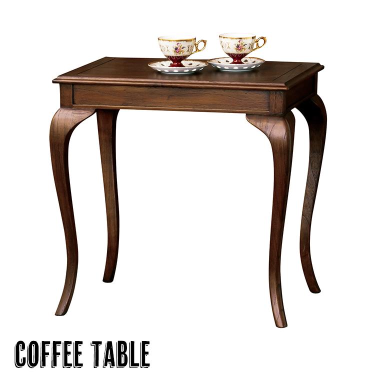 コーヒーテーブル アンティークテーブル カフェテーブル 机 単品