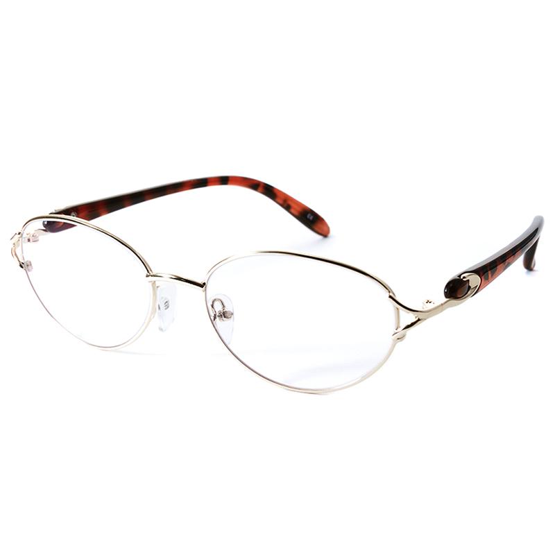 《度付きサングラス》【ORIGINAL SUNGLASSES-6618】カラーレンズ Nikon医療用レンズ 日本製レンズ 眼鏡 メガネ メガネ [オーバル](女性用) |  | 02
