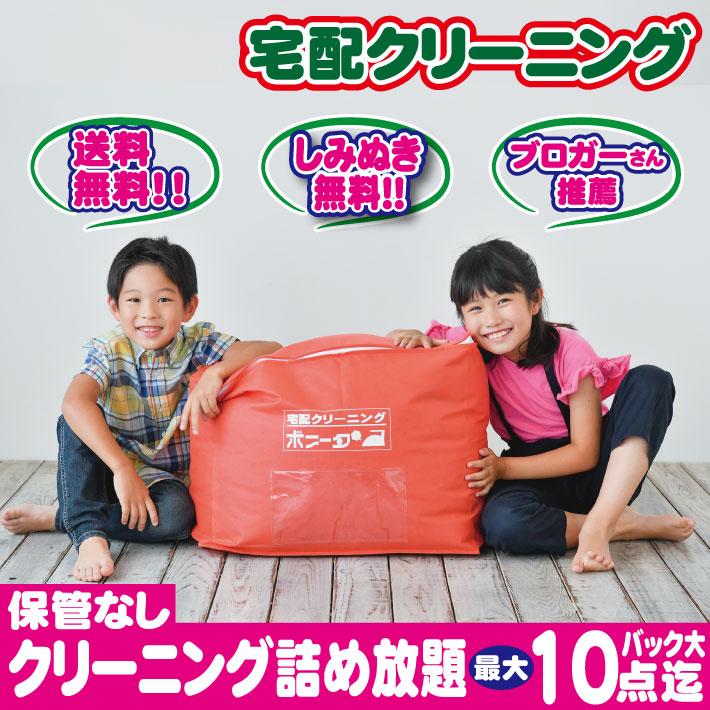 クリーニング 宅配 詰め放題 10点袋大（ブロガーさん推薦）衣替え 今だけ有料しみぬきも無料（送料無料） | 