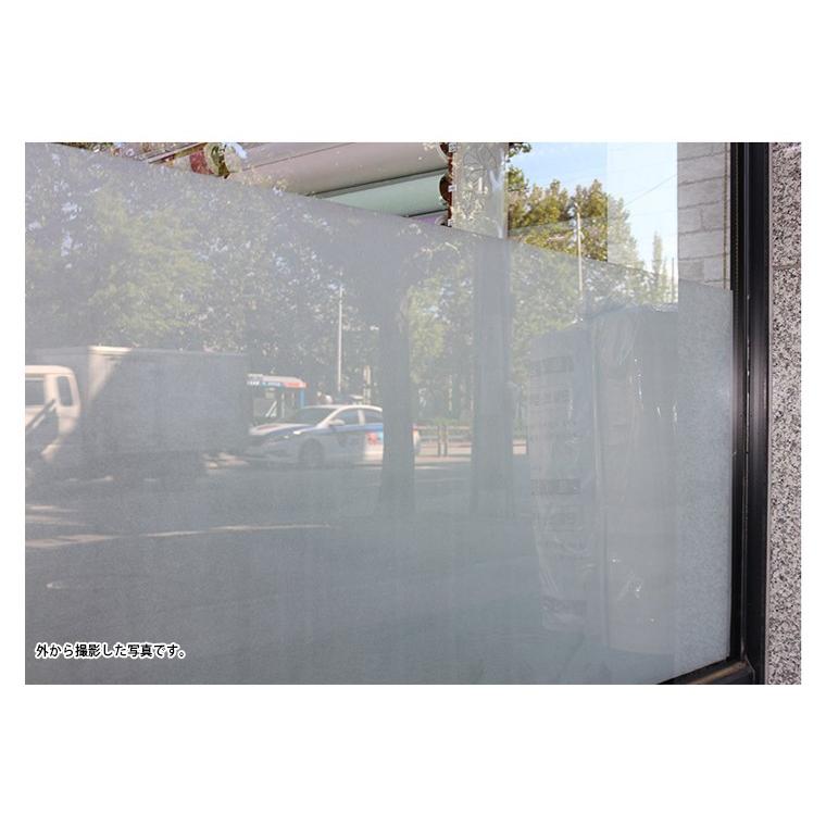 窓ガラス フィルム シンプル霧 無地 目隠しシート （横92×100cm）(半透明タイプ） 目隠し シール 装飾フィルム 曇りガラス 飛散防止