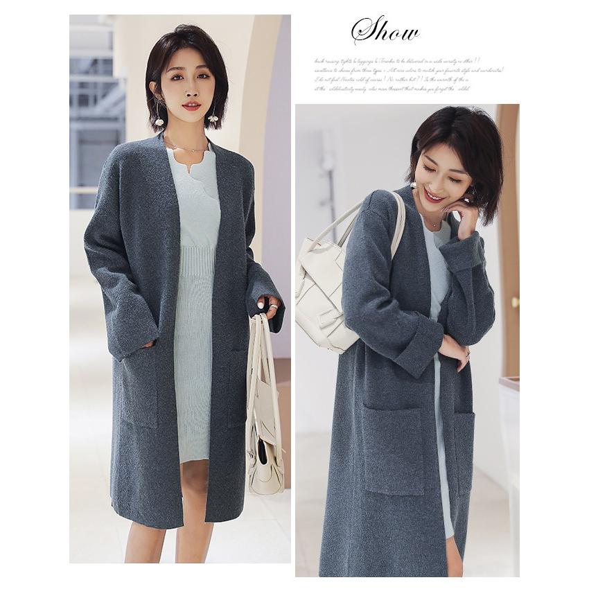 新生活sale 秋冬再販開始 人気販売 ニット コーディガン レディース 秋冬 カーディガン ロング 厚手 ドロップショルダ T ボニート 通販 Yahoo ショッピング