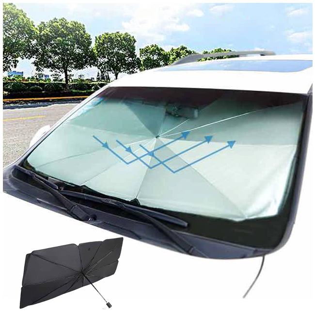 車用 サンシェード 車窓 日除け 傘型 折りたたみ式 フロントガラス 遮光 遮熱 Uvカット カーシェード 収納ポー Tdpv0 ボニート 通販 Yahoo ショッピング