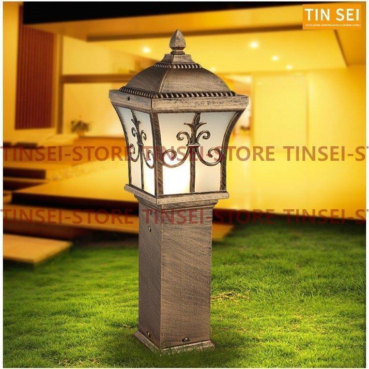 庭園灯 ポール灯 ガーデンライト 門灯 屋外照明 照明 ポール灯 防水 門灯 ガーデンライト 照明器具 外灯 エクステリア 門柱灯 玄関照明 アプローチ レトロ エントランス 屋外 アンティーク 庭先