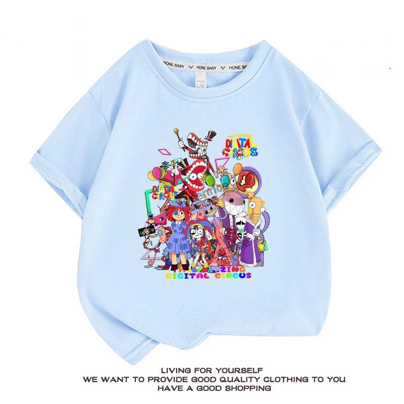 【おまけ付き】アメイジング デジタル サーカス 子供服 半袖Tシャツ  通気性 肌着 柔らかい 100%綿  丸首 男の子 女の子 子ども服 小学生 トップス｜bonjia｜08