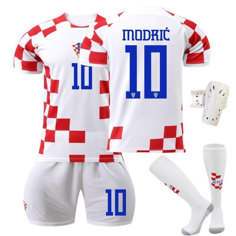 サッカーウェア 子供 大人 2223新型クロアチアホーム10番 サッカーウェア 子供 大人 2223新型クロアチアホーム10番