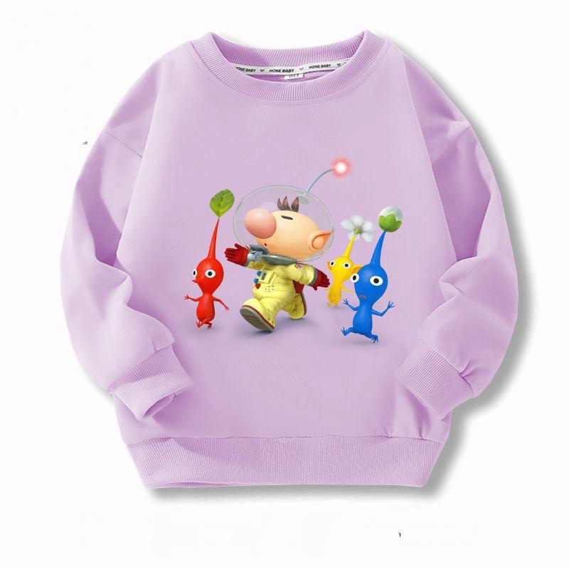 【おまけ付き】ピクミン Pikmin  長袖 トレーナー パーカー 春秋 冬 スウェット トップス キッズ コットン  綿 子供服 男の子 女の子 ゆったり プレゼント｜bonjia｜05