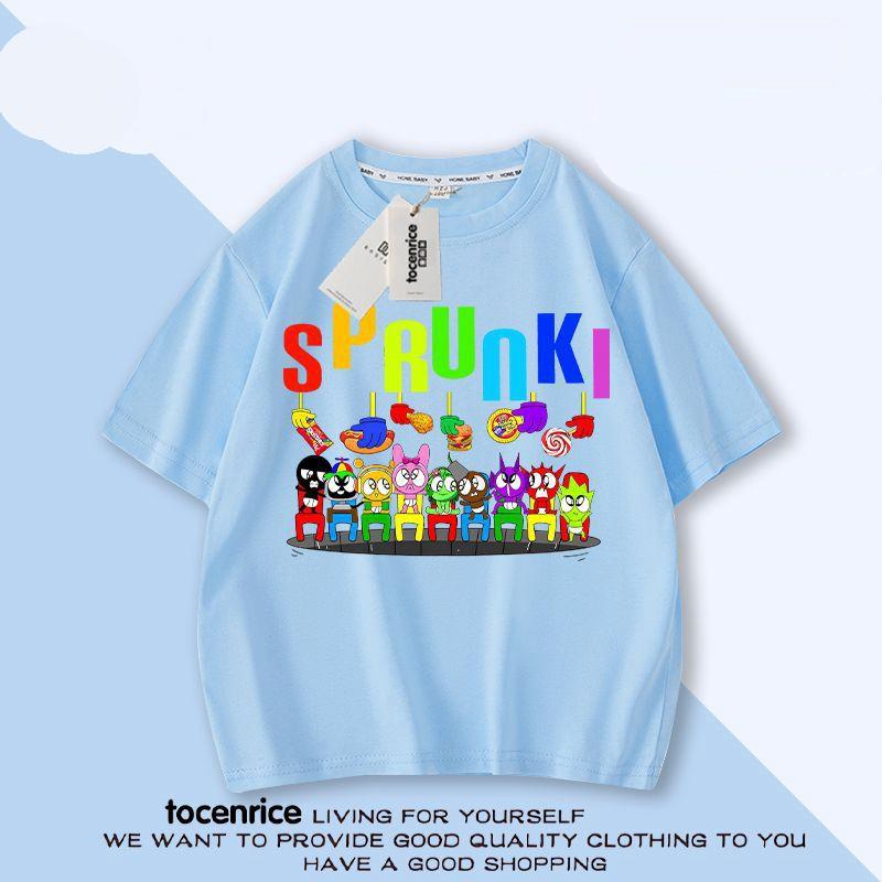 MCWXD] スプランキー Tシャツ 子供服 女の子 男の子 春 夏 入念  