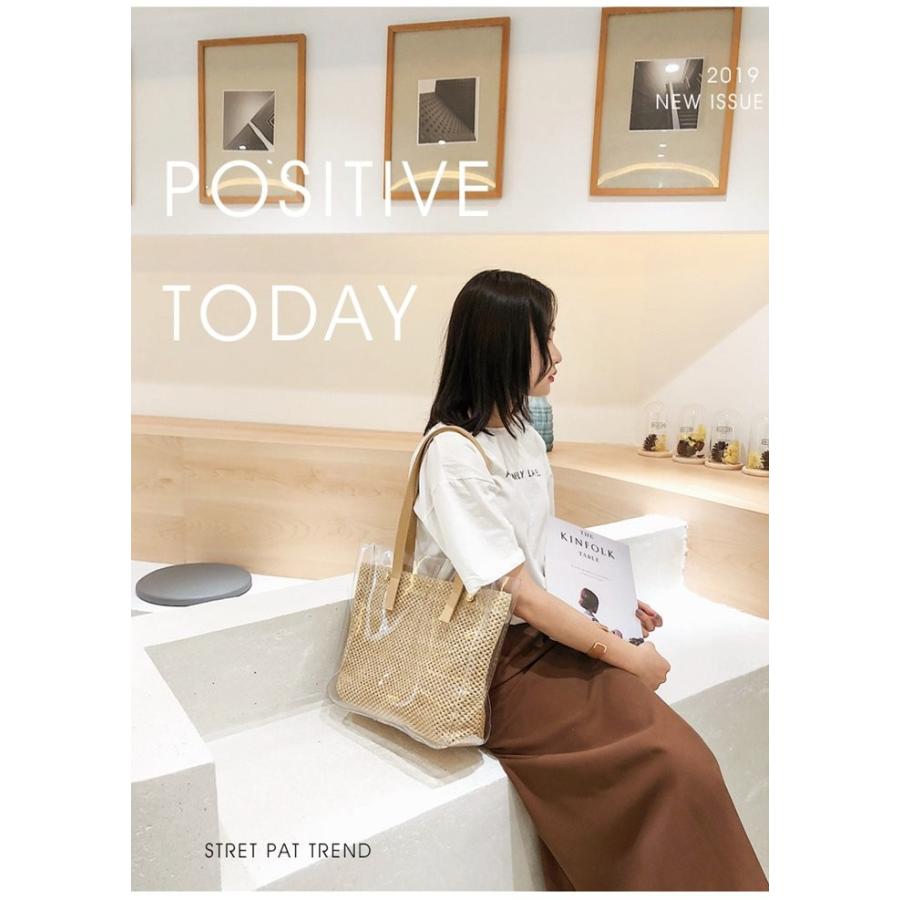 クリアバッグ トート ショルダー かごバッグ ビニール バック 大人 かわいい 透明 バック 異素材 ハンドバック ビニールバッグ Tmb002 ボンジーア 通販 Yahoo ショッピング