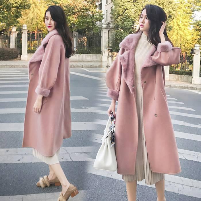 ロングコート トレンチコート 冬アウター レディース 大人 冬コート キルティング裏地 厚手コート ベージュ ピンク フェイクファー 暖かい もこもこ Y14 Wt018 ボンジーア 通販 Yahoo ショッピング