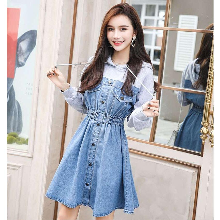 ワンピース デニムワンピース マキシ丈ワンピース マキシワンピ マキシ ロングワンピース ロングワンピ ロング 長袖 デニム ワンピ Y ボンジーア 通販 Yahoo ショッピング