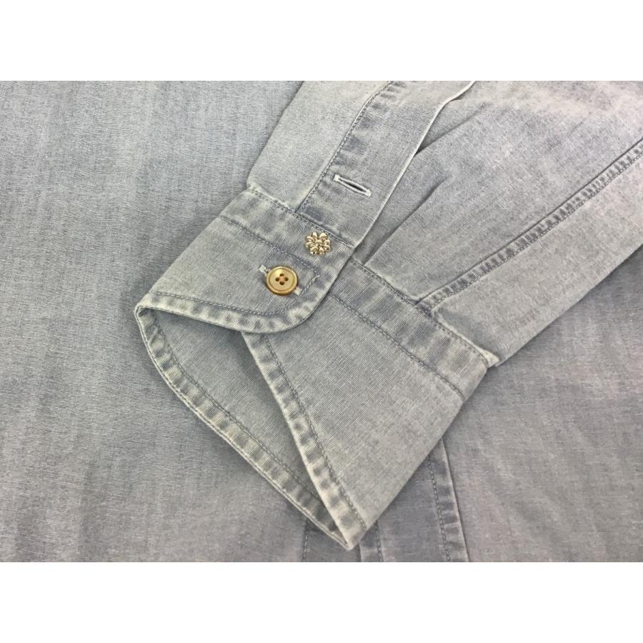 BOLZONELLA サンプルB品 BOLZONELLA EMBRIDERY1 デニムシャツ