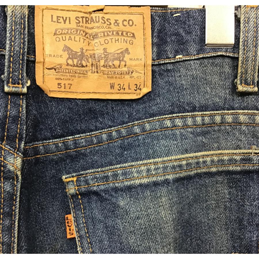 Levi's 【USA製】80年代 リーバイス デニム 517モデル 34インチ Levi's 【USA製】80年代 リーバイス デニム 517モデル 34インチ