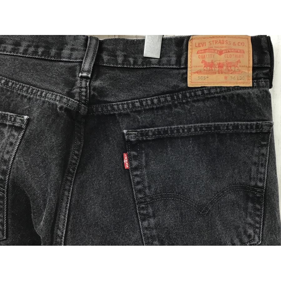 Levi's 【エジプト製】リーバイス 505 ブラック 後染め W36 Levi's 【エジプト製】リーバイス 505 ブラック 後染め W36