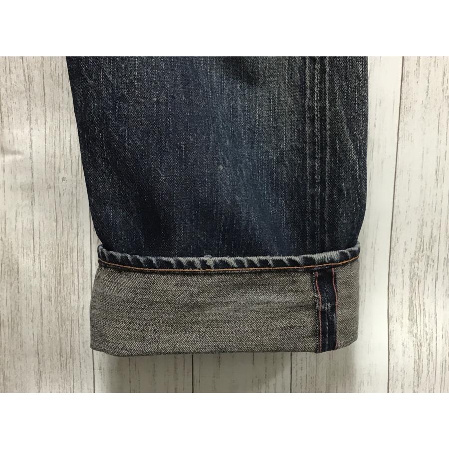 tornado mart ワックスフレアコーティングデニム 鬼ヒゲ TORNADO MART Faint flower design. pants