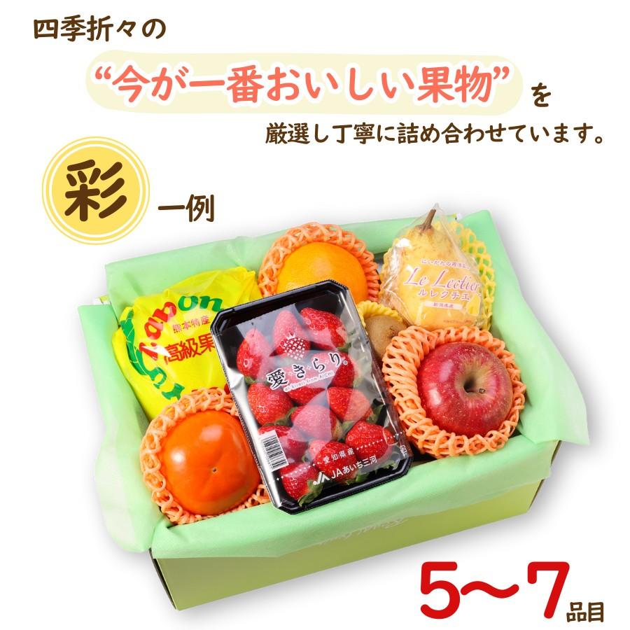 おうちdeボンマルシェ 季節の果物 詰め合わせ セット 彩 フルーツ