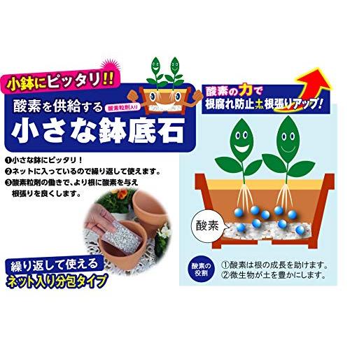 自然応用科学 酸素を供給する小さな鉢底石 ネット分包 50ml×6個｜bonnenuit｜02