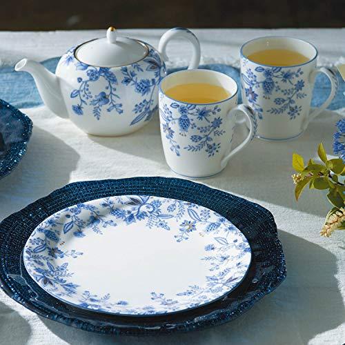 Noritake ノリタケ プレート 21cm ブルーソレンティーノ色線仕上げ