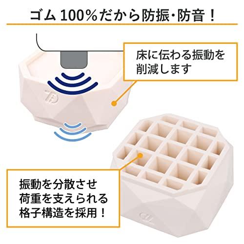 あしあげ隊TFI-9045 防振・防音マット 2セット タツフト 洗濯機用かさ