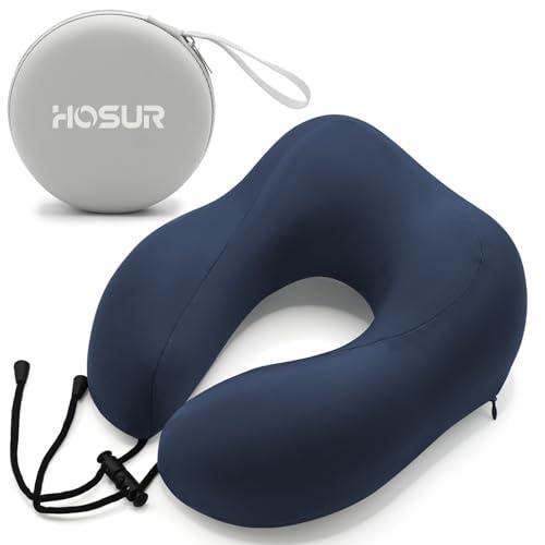HOSUR ネックピロー 携帯枕 U型まくら 高密度 ひんやり 変形しにくい