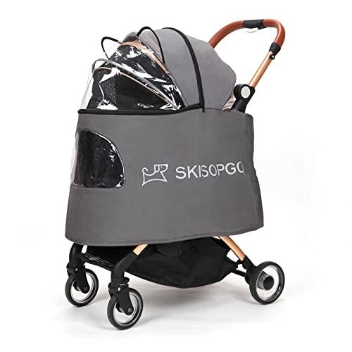 SKISOPGO レインカバー ペットカート専用 透明 ペットバギー SKISOPGO レインカバー ペットカート専用 透明 ペットバギー