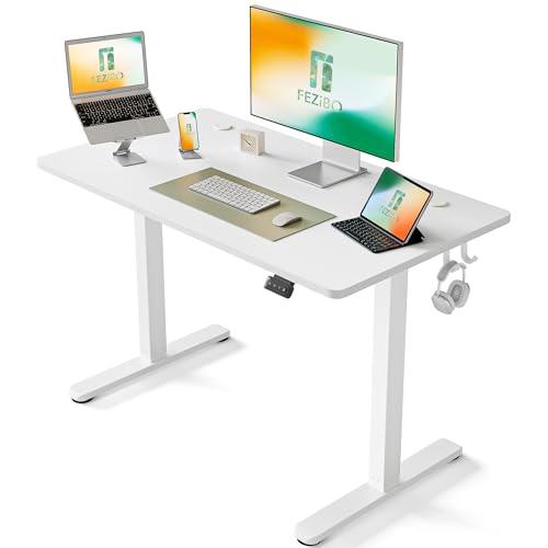 FEZIBO 電動 昇降式デスク 幅100cm 奥60cm 高さ72-118cm FEZIBO 電動 昇降デスク スタンディングデスク 幅100cm 奥行60cm