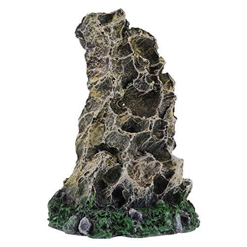 樹脂製 鳥と岩のオブジェ 約60cm