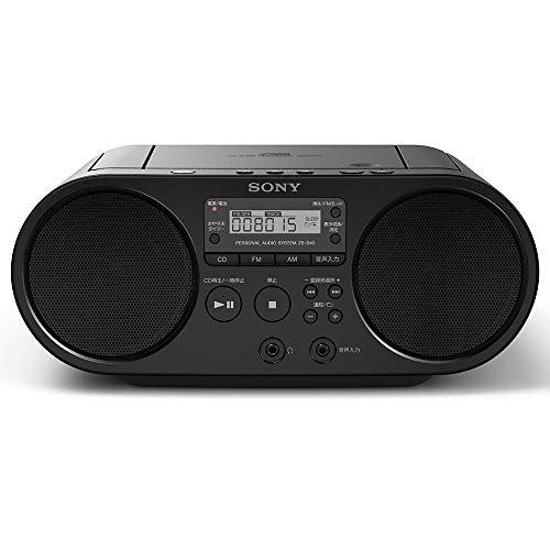 ソニー AUX CDラジオ ZS-S40 : FM/AM/ワイドFM対応 ブラック ZS-S40 B｜bonnenuit｜06