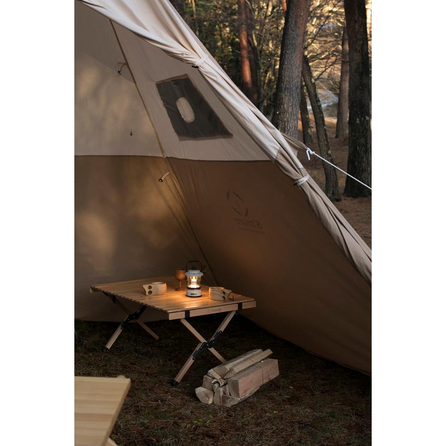 S'more(スモア) Woodi Roll Table キャンプ テーブル ウッドロール