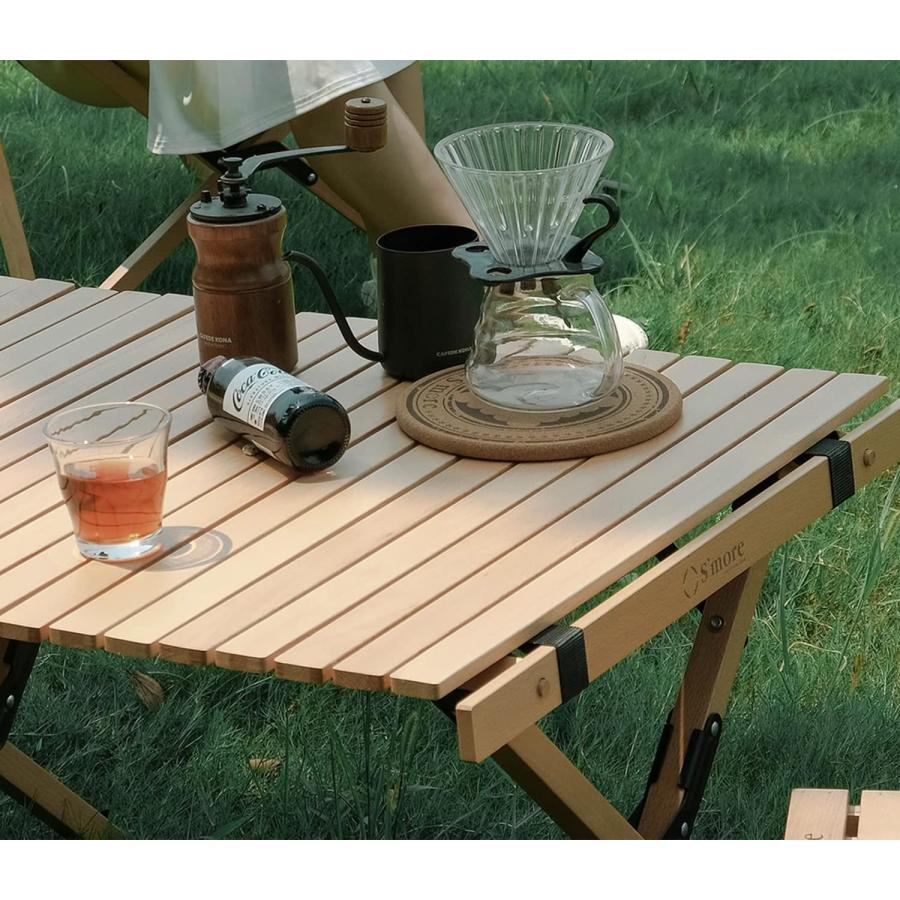 S'more(スモア) Woodi Roll Table キャンプ テーブル ウッドロール