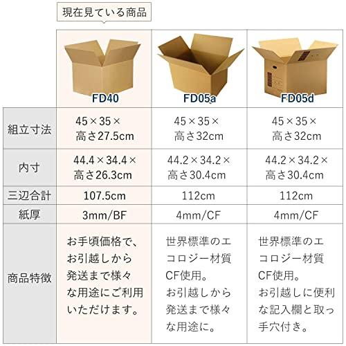 ボックスバンク ダンボール 宅配120サイズ 10枚セット（段ボール箱