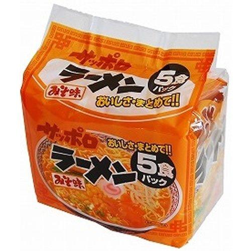 麺のスナオシ サッポロラーメン みそ 5P×6個 : ボンニュイ ヤフー店