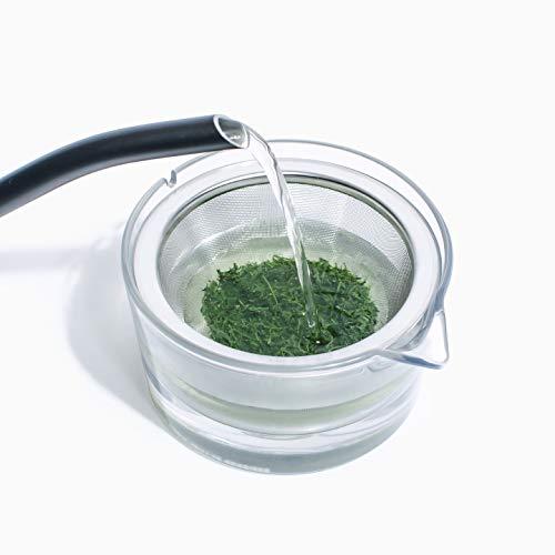 煎茶堂東京】「透明急須」 120ml 茶こし付 割れない・熱くない