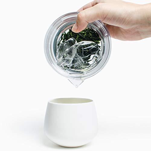割れない「透明急須」120ml 茶こし付 熱くない・かさばらない 急須 日本製 煎茶堂東京】「透明急須」 120ml 茶こし付 割れない・熱くない