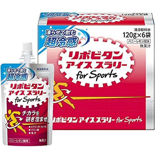 リポビタンアイススラリーSports120g×6個ハニーレモン風味ゴルフ