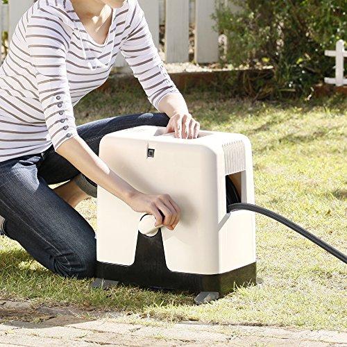 タカギ(Takagi) ホース ホースリール かんたん接続オーロラBOXY 20m