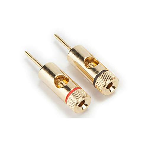 WYVERN AUDIO】バナナプラグをプッシュ式スピーカーターミナル用プラグ