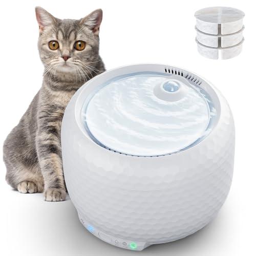 Petsuper 自動給水器 猫 水飲み器 ペット給水器 自動循環式 水量目視