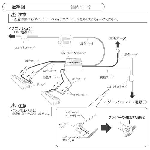 IPF デイランプ LED 車用 面発光 400cd/100cd 6000K ホワイト 12V用 2