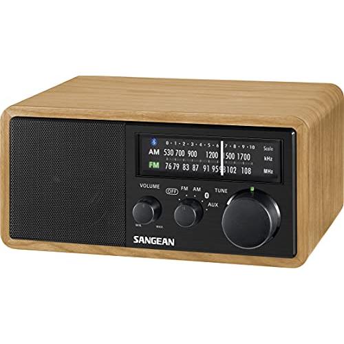 SANGEAN FM/AMラジオ対応 ブルートゥーススピーカー チェリー/ブラック WR-302 ［Bluetooth対応］
