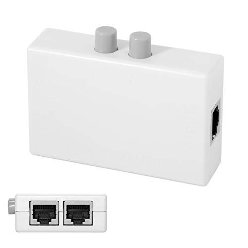 cablecc Cblecc UTP STP 2イン1出力 2ポート RJ45 LAN CAT ネットワークスイッチ セ｜bonnenuit｜05