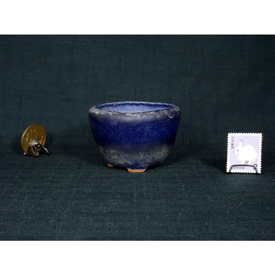 東福寺　瑠璃釉切足丸　　横幅6.2cm_1