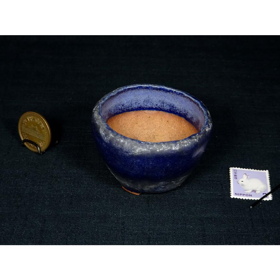 東福寺　瑠璃釉切足丸　　横幅6.2cm_3