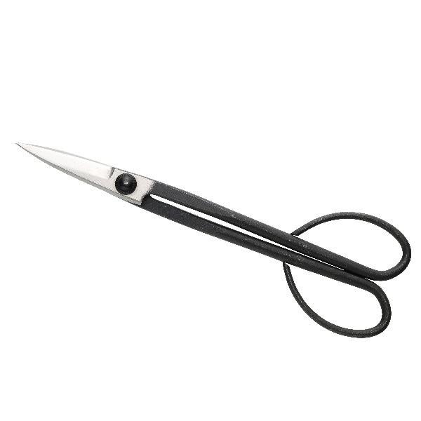4075半磨小枝切鋏 Polished Finish Twig Scissors 盆栽鋏、枝切り 源造 ミディー 盆栽鋏 150mm 303 奥行:1.8cmx高さ:15.5cmx幅:8.2cm
