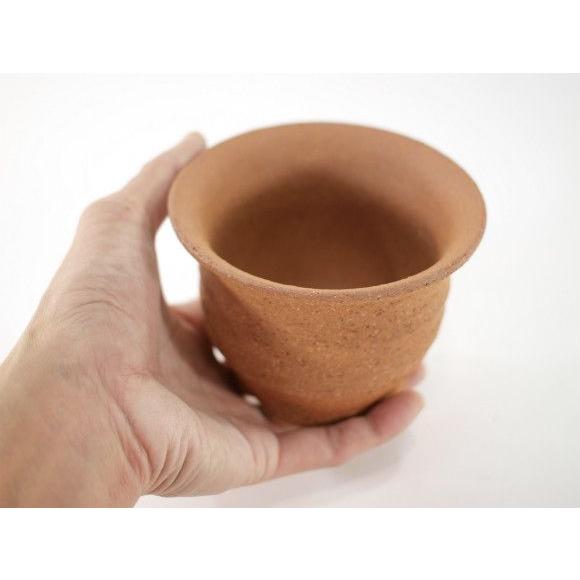 盆栽鉢 【信楽焼】【植木鉢】胴締 3.5号鉢 鉢幅約10.5cm 高さ約8cm