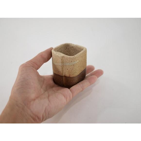 木黄 豆盆栽鉢 2点 /ミニ盆栽 盆栽鉢 2号 黄泥窯肌合わせ角ミニ ミニ 豆盆栽 ミニ盆栽 小さい 陶器