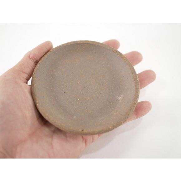 盆栽鉢 3号 焼締受皿 ミニ 豆盆栽 ミニ盆栽 小さい 陶器 : 盆栽妙