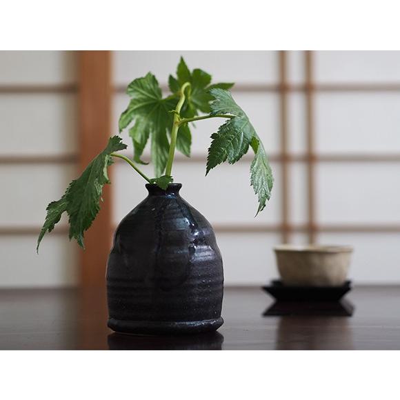 花瓶 一輪挿し 生子流つり鐘花入 フラワーベース 器 壺 陶器 おしゃれ