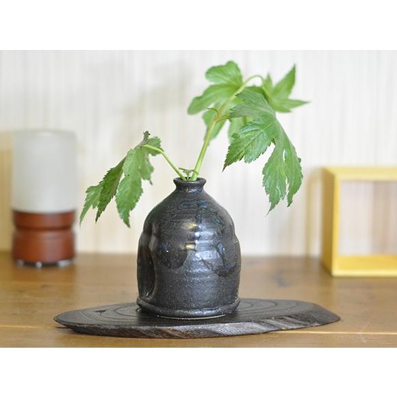 花瓶 一輪挿し 生子流つり鐘花入 フラワーベース 器 壺 陶器 おしゃれ 