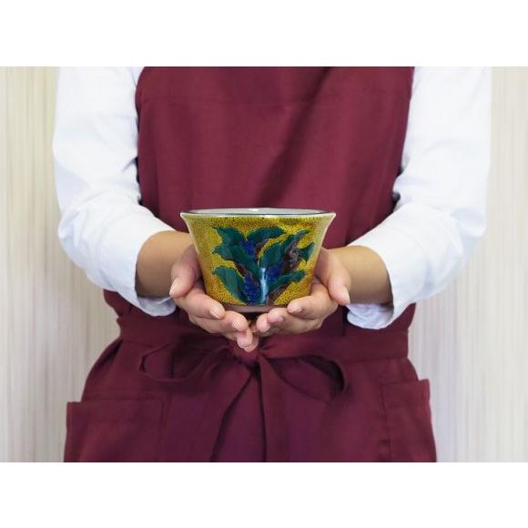 盆栽鉢 九谷焼 吉田屋おもと 4号 幅12.5cm×高7.8cm 陶器 ミニ盆栽